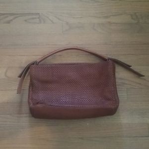 Perfect Cole Haan woven leather shoulder bag